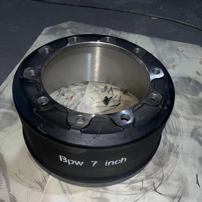 Export Quality OE 0310967190 BPW 7'' Brake Drum Semi-trailer Axle Parts Chinese Manufacturer Brake Drum