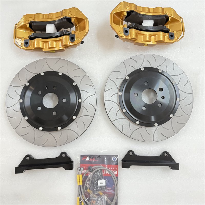 Auto 6-Piston Big Calipers Front Brake System New Condition Steel for BMW E60 E90 E82 F30 F34 Tesla Audi Alfa Romeo Land Cruiser