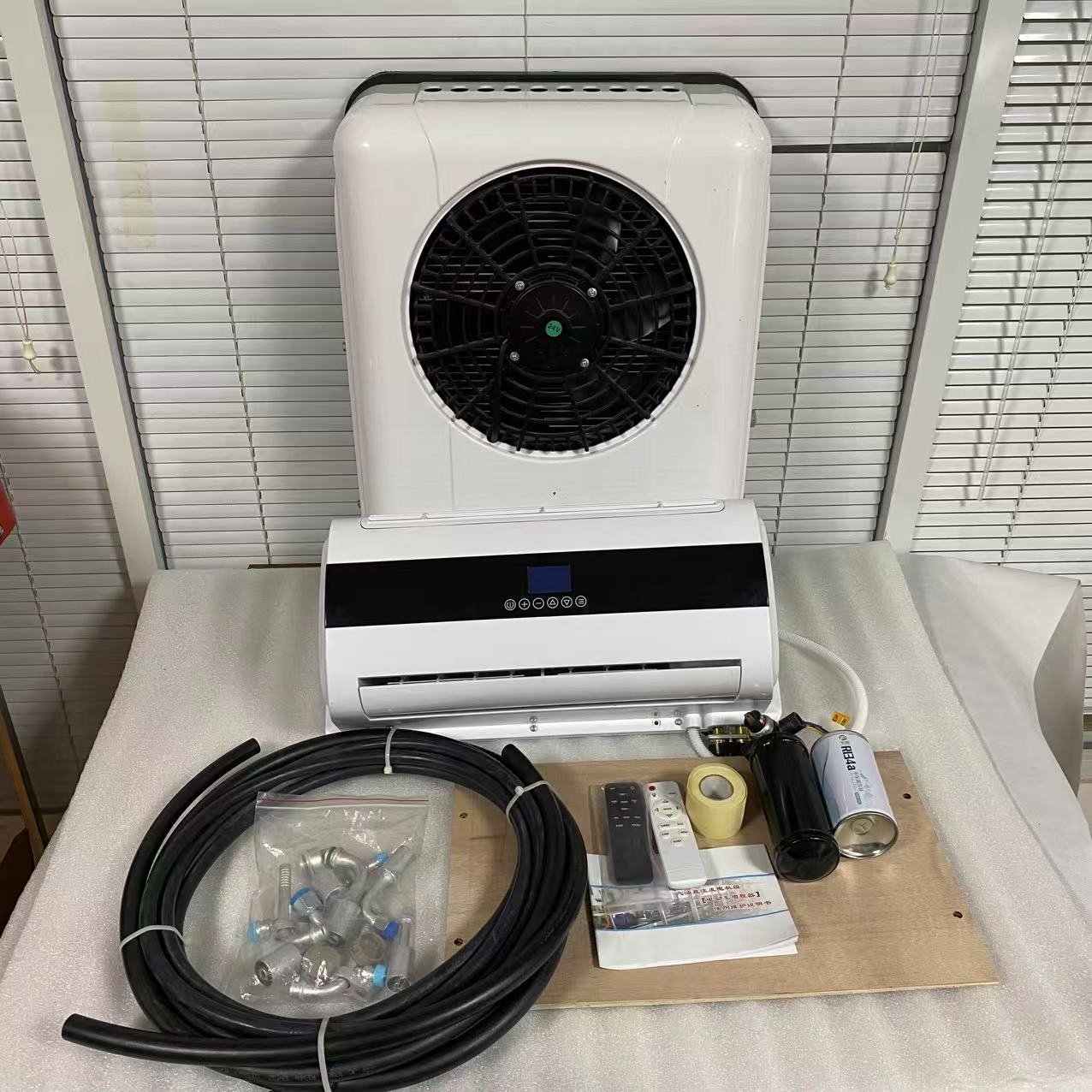 12V 24V Truck Van Cabin Parking Air Conditioner Auto Parking Conditioner for Trucks Boats Universal Cars