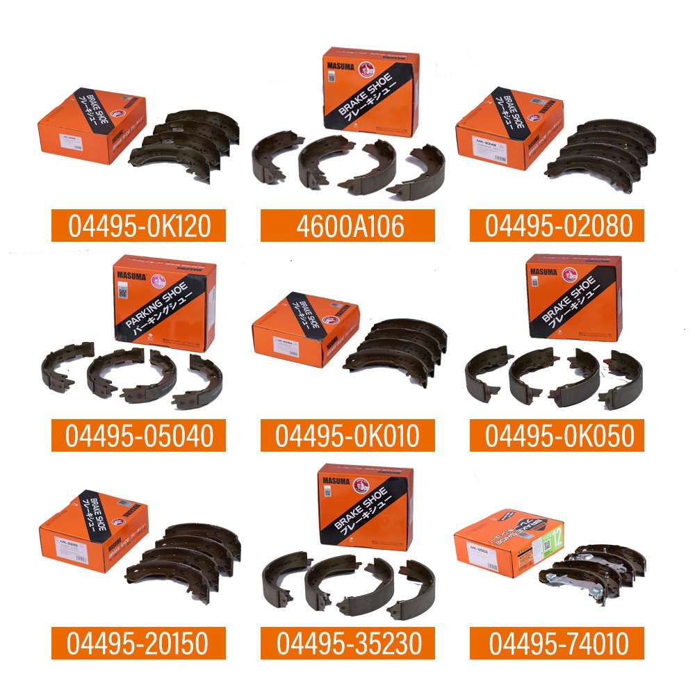 MASUMA MK-2350 Manufacturer Auto Brake System 04495-52010 Break Shoe Auto Car Brake Shoes for PLATZ for VITZ