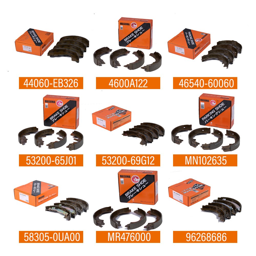 MASUMA MK-2350 Manufacturer Auto Brake System 04495-52010 Break Shoe Auto Car Brake Shoes for PLATZ for VITZ