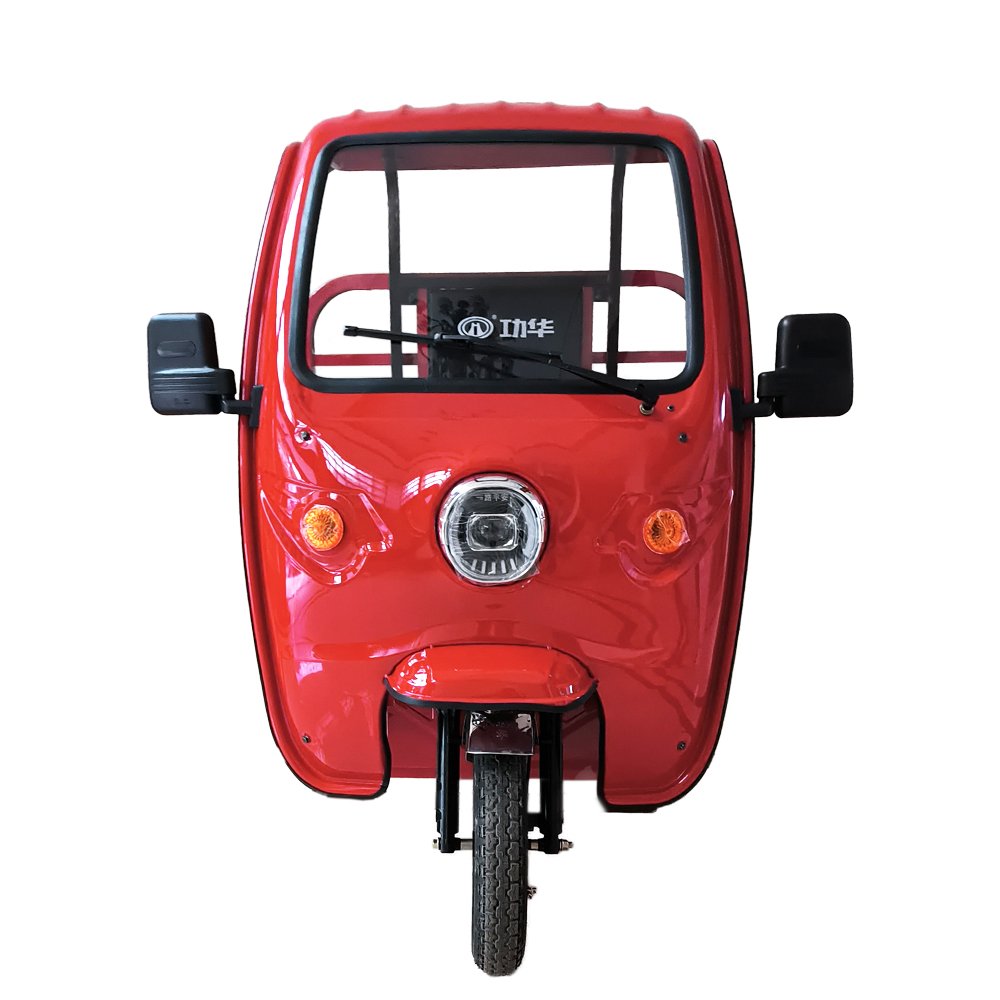 Open Farming Vendors Cargo Rickshaw Electric Cargo Truck 3 Wheels Transport Motorcycle Electric Cabin Tricycle with Shed