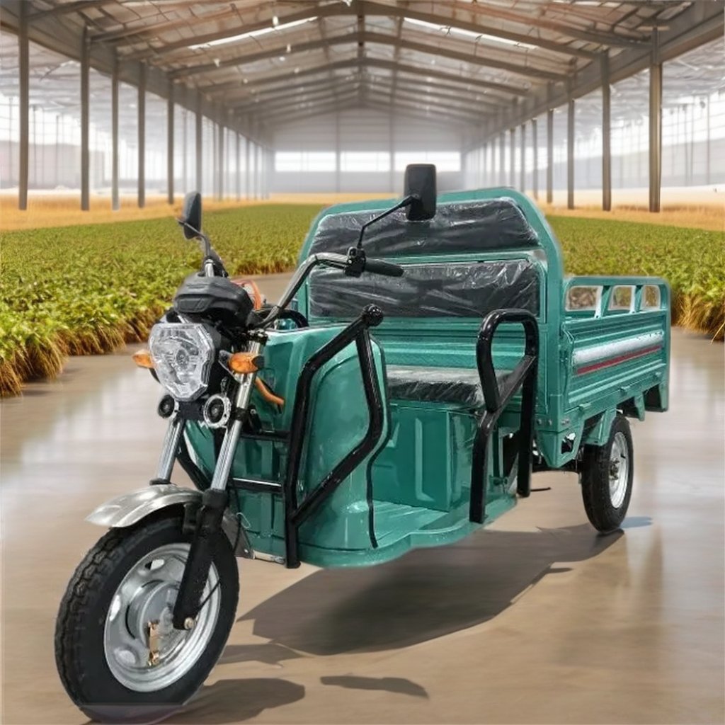 Heavy Duty Electric Cargo Vehicle 1000W/1200W/1500W Three Wheel Cargo Bike Truck Cargo Tricycle
