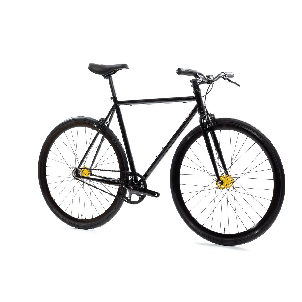 Cheap Wholesale 700C Alloy Wheel Bicycle From Fixie Bike Factory Single Speed Women and Men Fixed Gear Bicycles for Sale