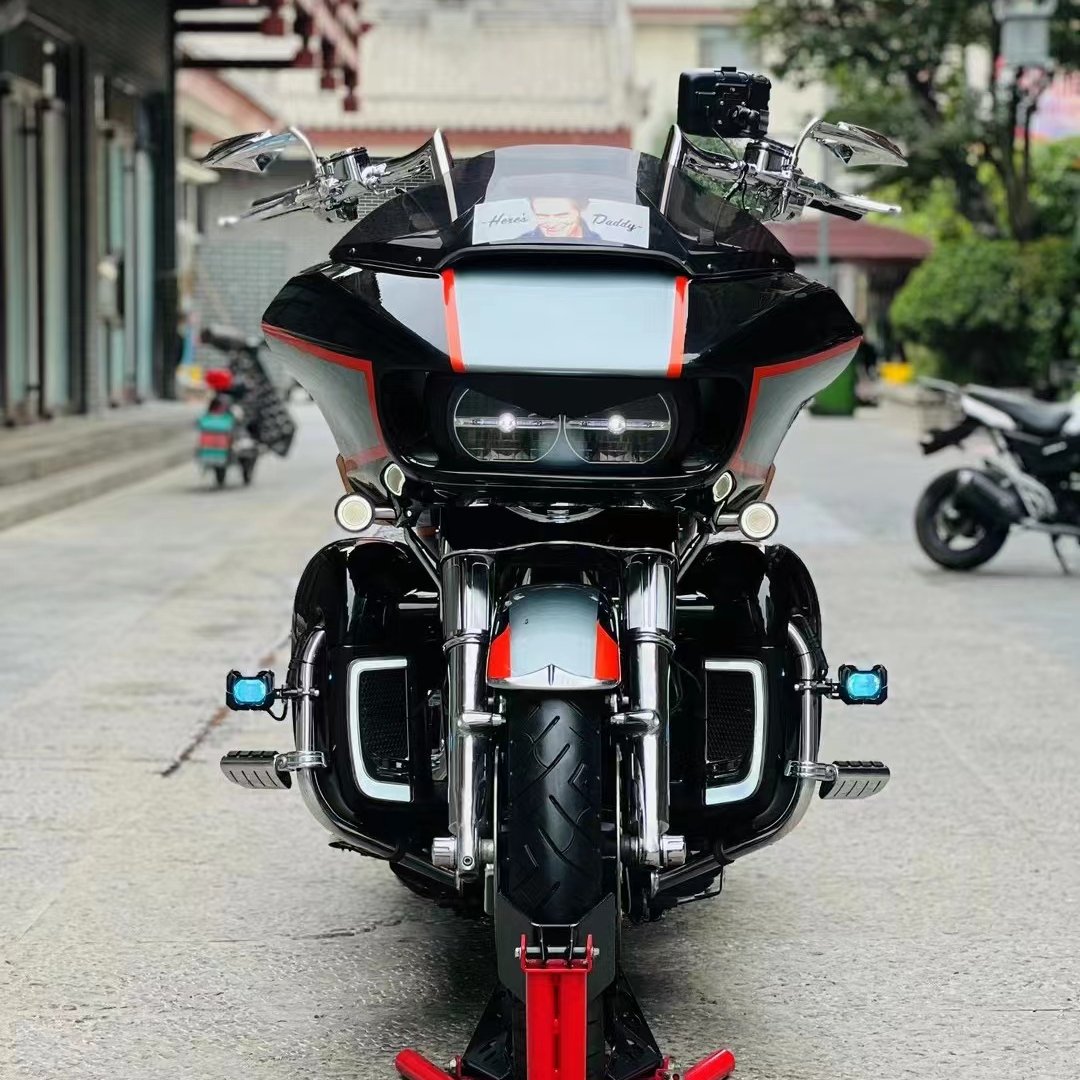 Cruiser Motorcycles Custom Seats Off-road Motorcycles(old) Motorcycle Flat Led License Plate Frame Light Double Lamp