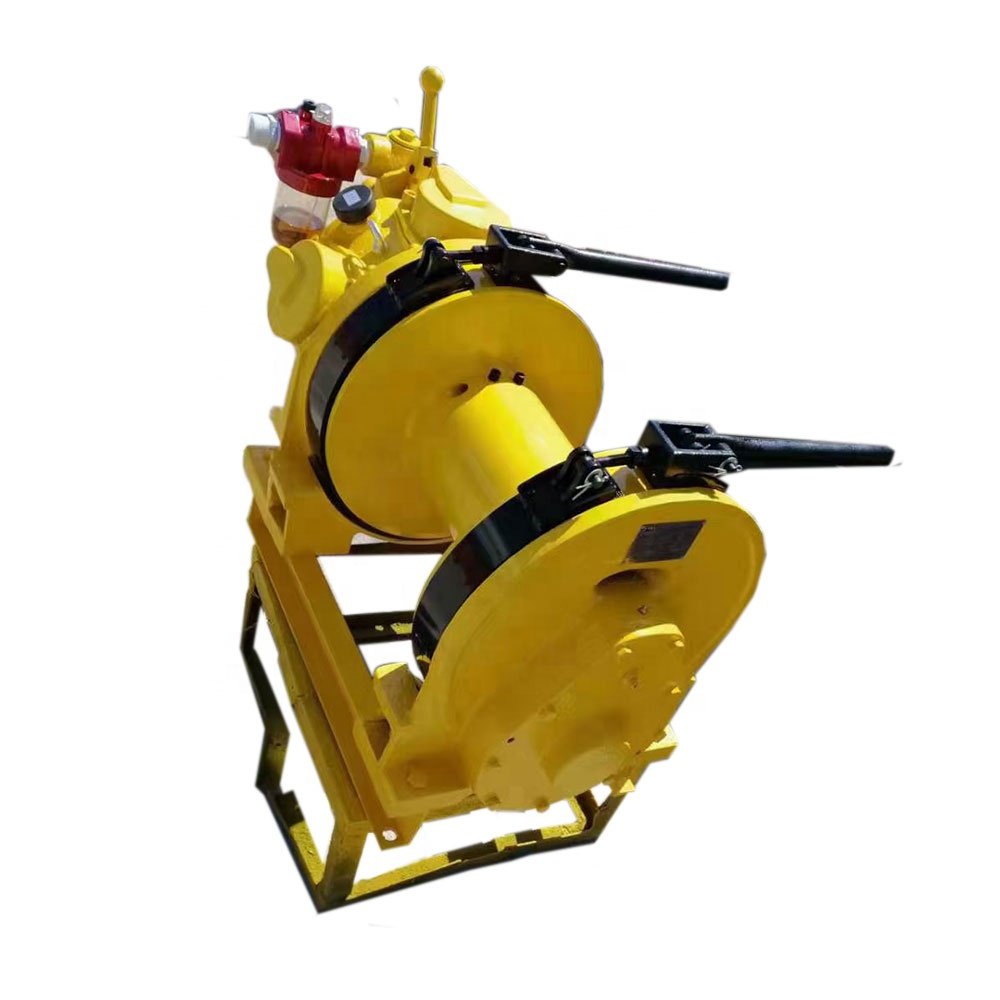Mine Explosion-proof Pneumatic Motor Power Winch Hand Brake Pneumatic Winch Air Winch Air Tugger Mining Machine