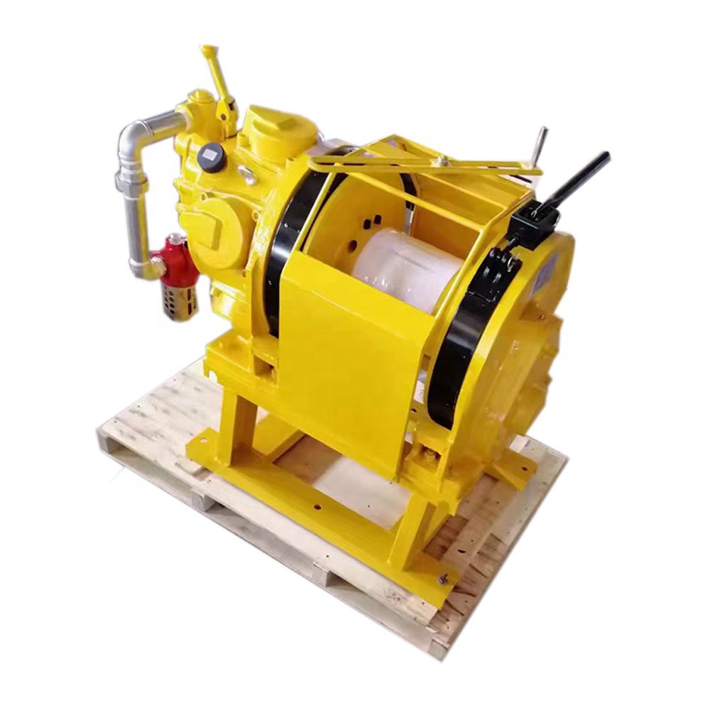Mine Explosion-proof Pneumatic Motor Power Winch Hand Brake Pneumatic Winch Air Winch Air Tugger Mining Machine