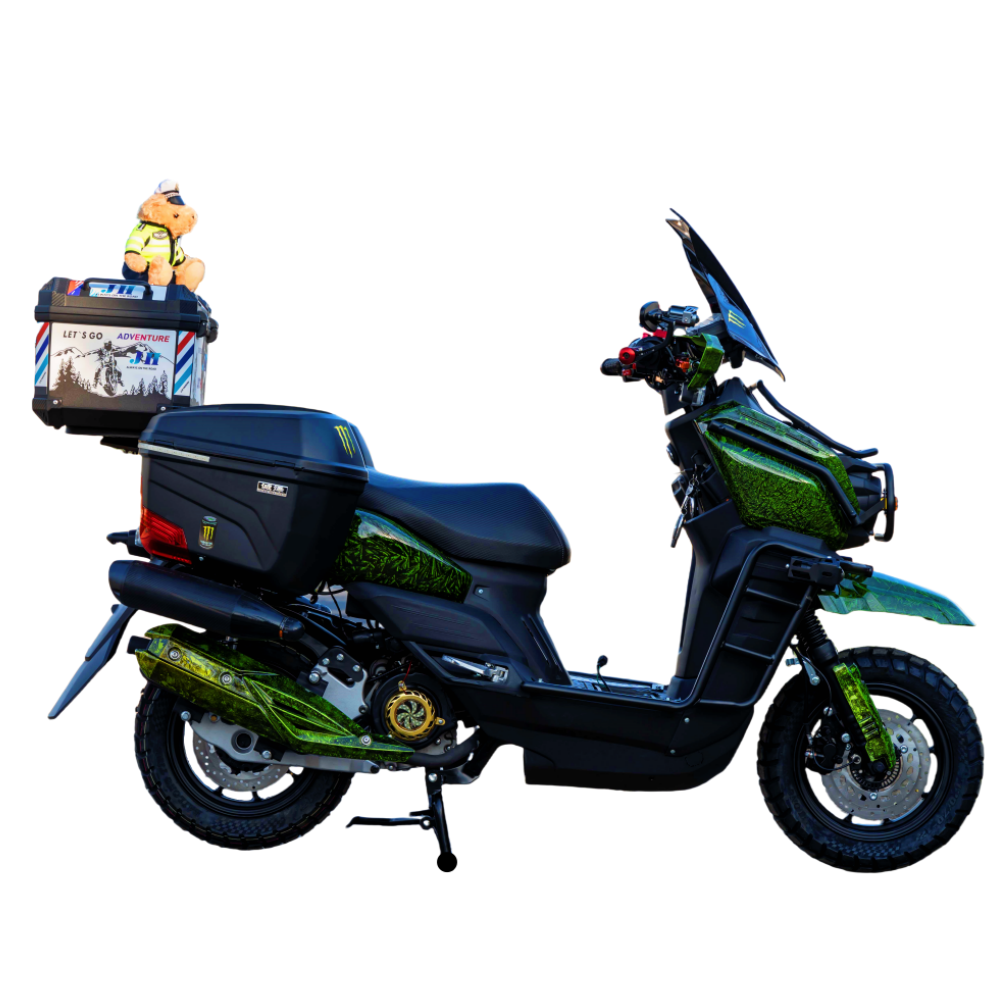 EPA Dot Certified 150cc & 200cc Gas Scooters Front & Rear Disc Brake Sale on Adult Gasoline Motorcycles Moped