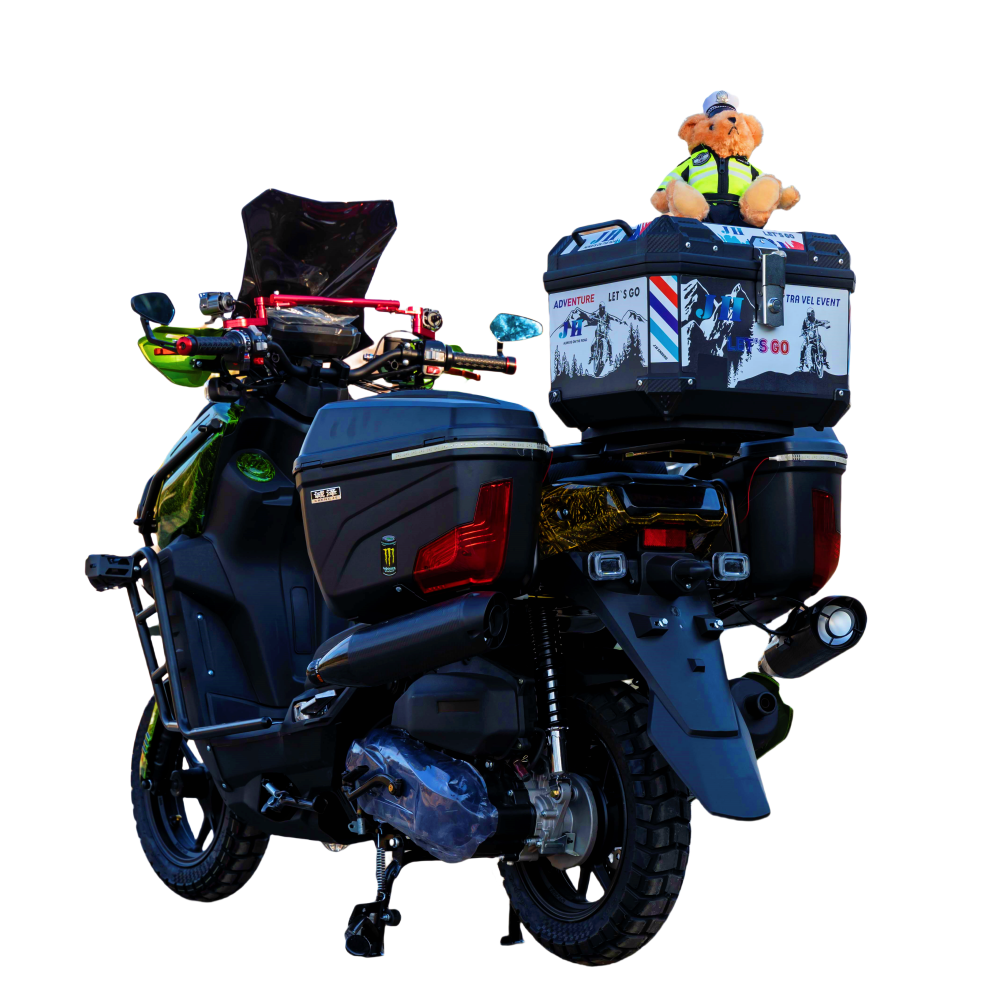 EPA Dot Certified 150cc & 200cc Gas Scooters Front & Rear Disc Brake Sale on Adult Gasoline Motorcycles Moped