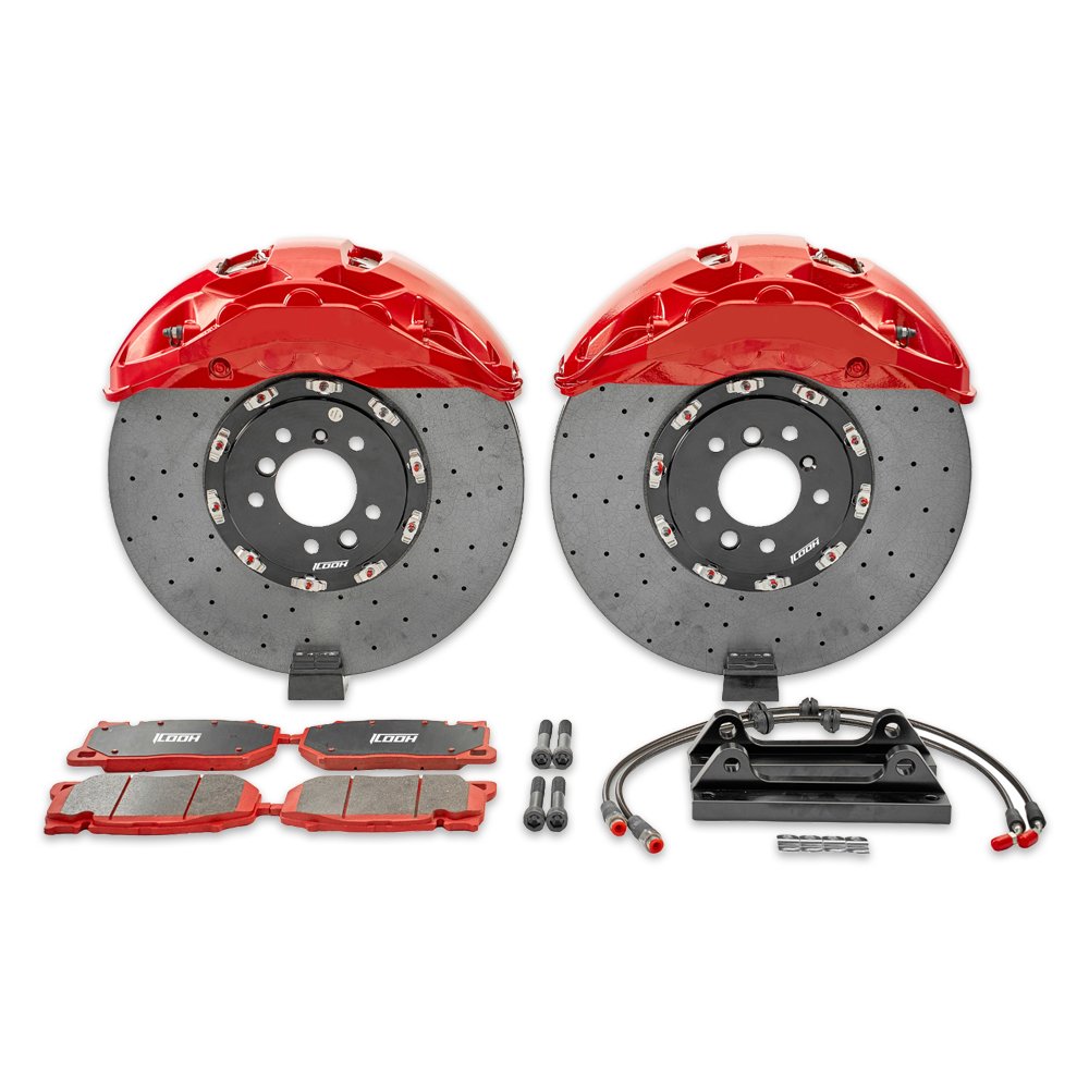 ICOOH Racing 420x40 10 Piston Carbon Fiber Fibre Ceramic Brake Kit Disc Disk Rotor for AUDI Q8 2024+