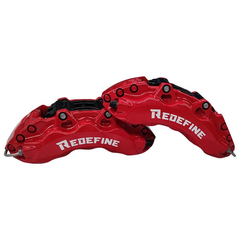 Redefine High Performance Forged Aviation Aluminum Alloy Universal 6 Piston Brake Calipers Fit 17''- 332-370mm Brake Kit
