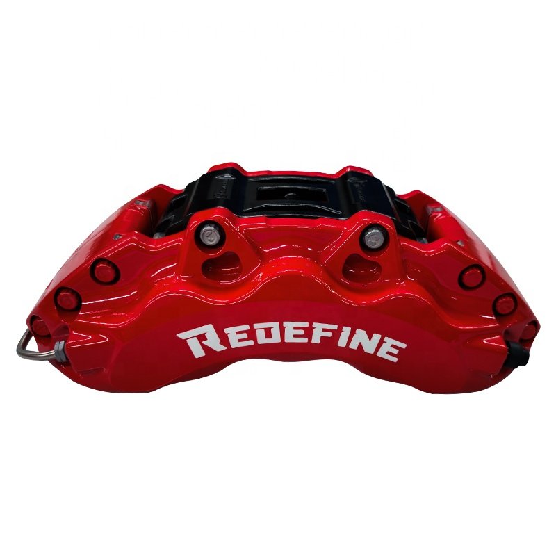 Redefine High Performance Forged Aviation Aluminum Alloy Universal 6 Piston Brake Calipers Fit 17''- 332-370mm Brake Kit