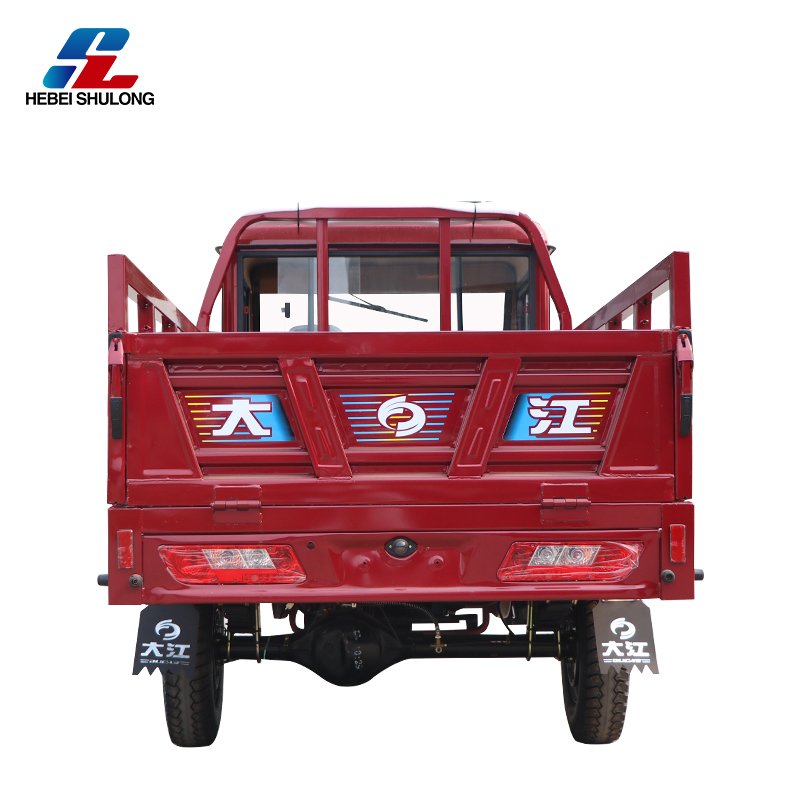 200cc Engine Open Cab Motorized Motorcycle Semi-Closed Gasoline for Cargo Use