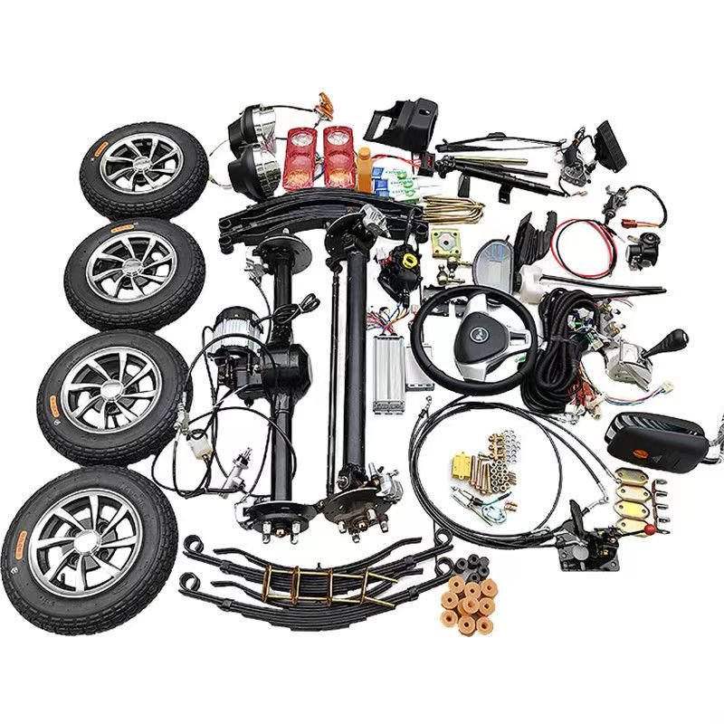 Electric Four-wheeler Accessories Rear Axle Drum Brake, Front Disc Rear Drum, Front and Rear Disc Brake 48V 1500 W Engine