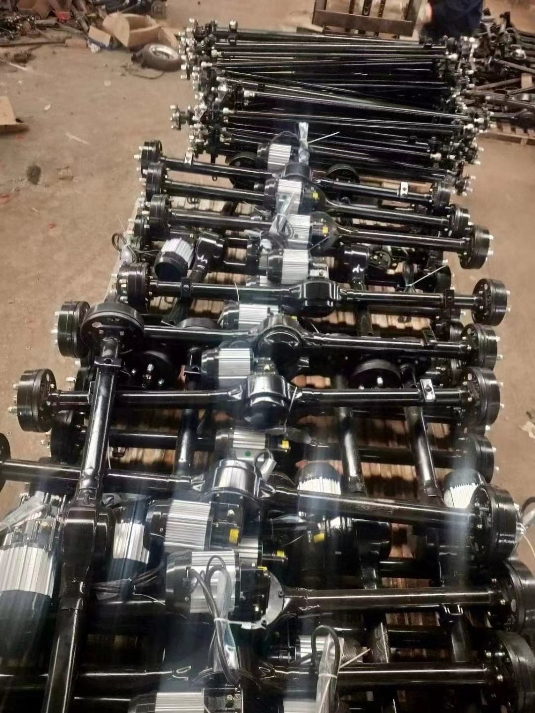 Electric Four-wheeler Accessories Rear Axle Drum Brake, Front Disc Rear Drum, Front and Rear Disc Brake 48V 1500 W Engine