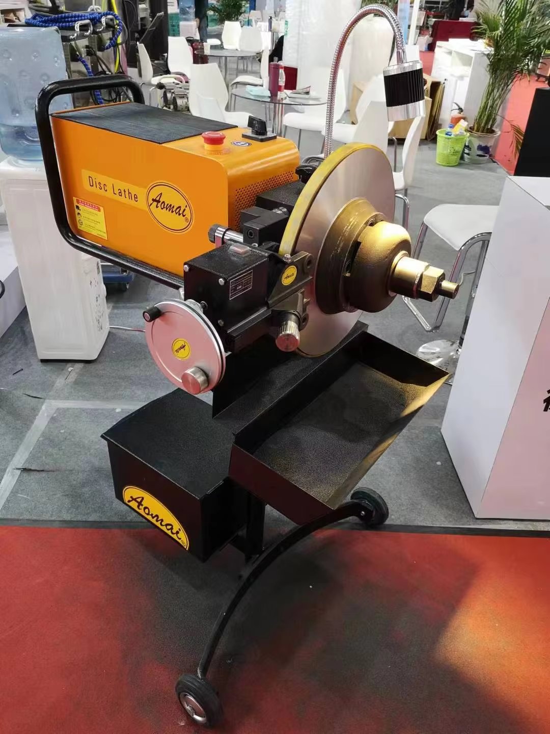 AOMAI AM-983 DISC BRAKE LATHE Dual Functions ON-BOARD & OFF-BOARD Factory Price Disc Cutting Lathe