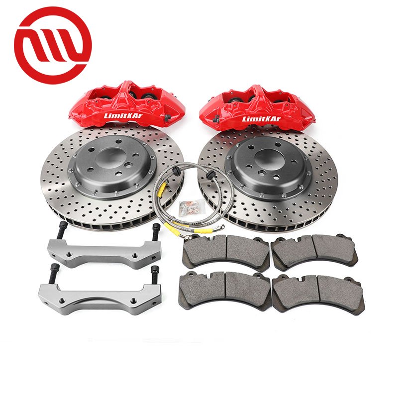 Big Brake Caliper GT6 6 Pot Caliper 355/380/405mm Floating Slotted Disc for Toyota Land Cruiser 100 LC200 LC300 LX 570 LX 600