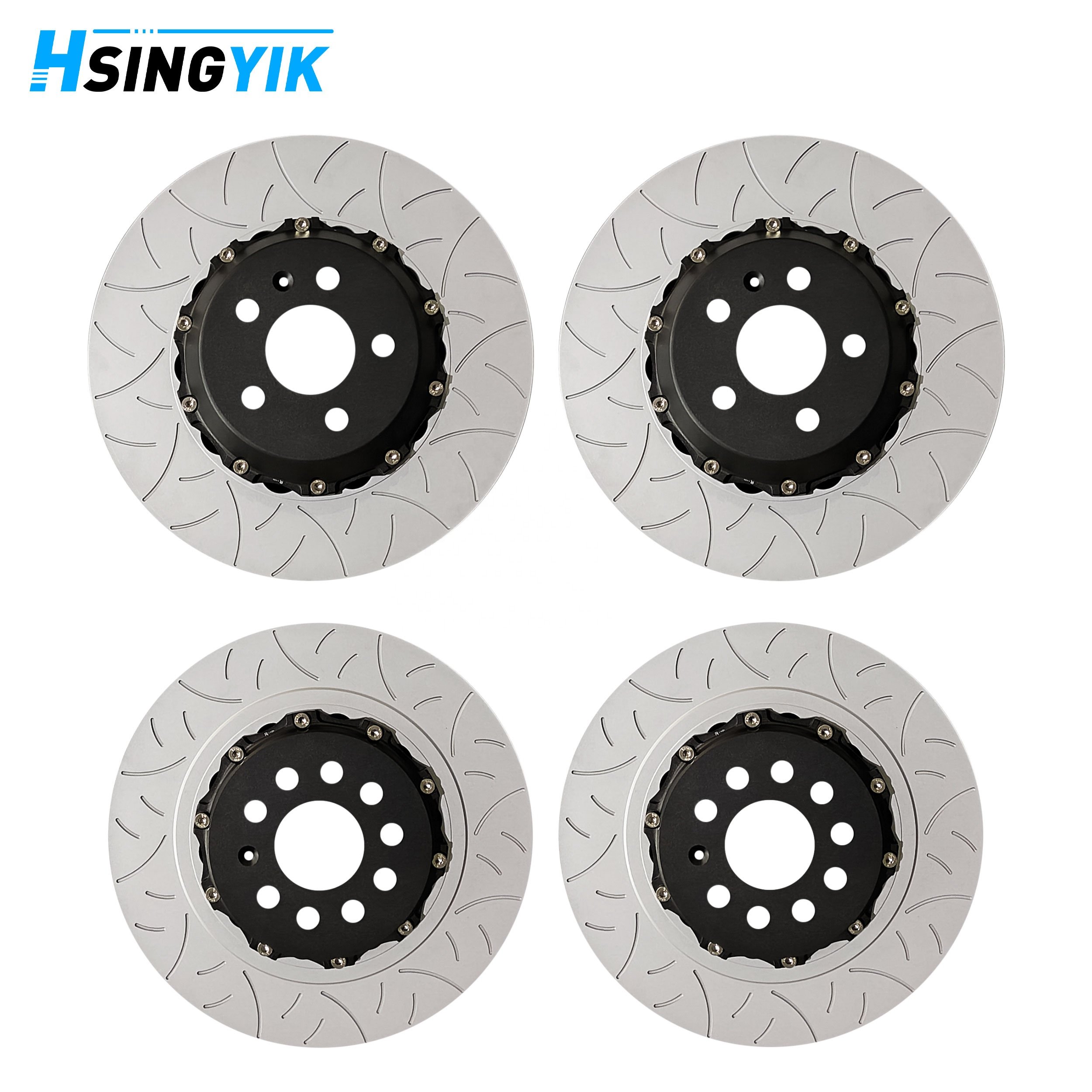 Hsingyik 380X32MM Two-Piece Stock Diameter Front Brake Disc Rotor for Tesla Model S Plaid