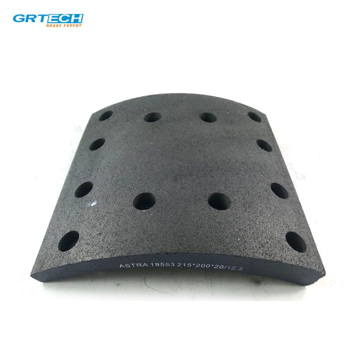 WVA 19553 Truck Spare Parts Heavy Duty Drum Brake Lining for Astra