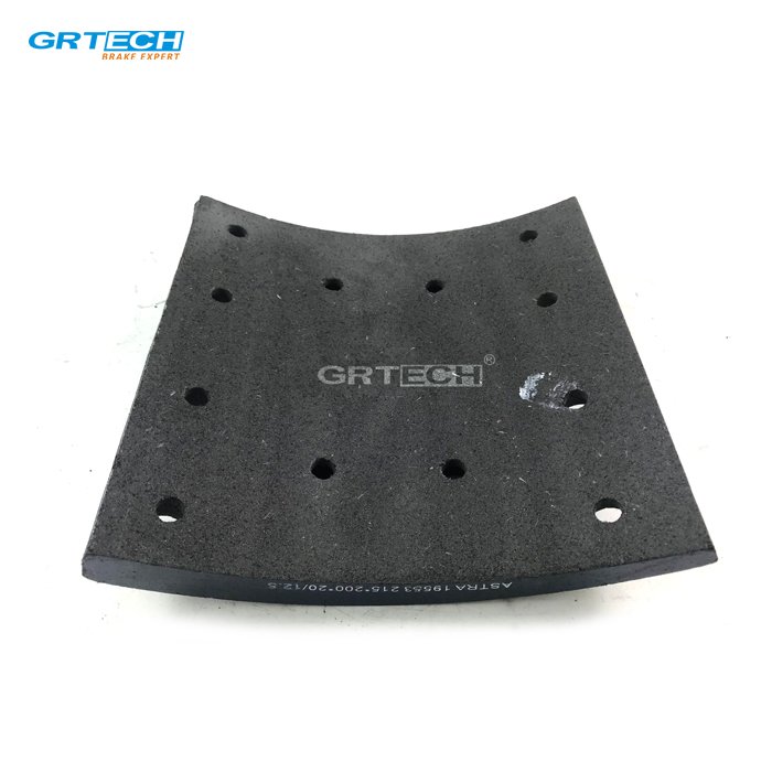 WVA 19553 Truck Spare Parts Heavy Duty Drum Brake Lining for Astra