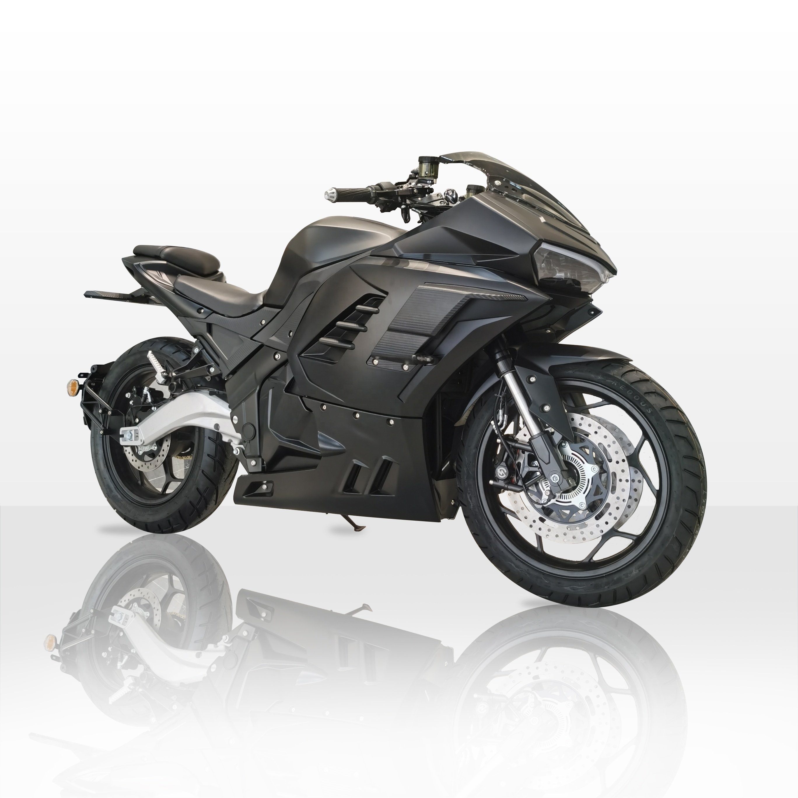 72V Lithium Battery TFT Colours Speedometer Display ELectric Motorcycle Packing With Steel Frame