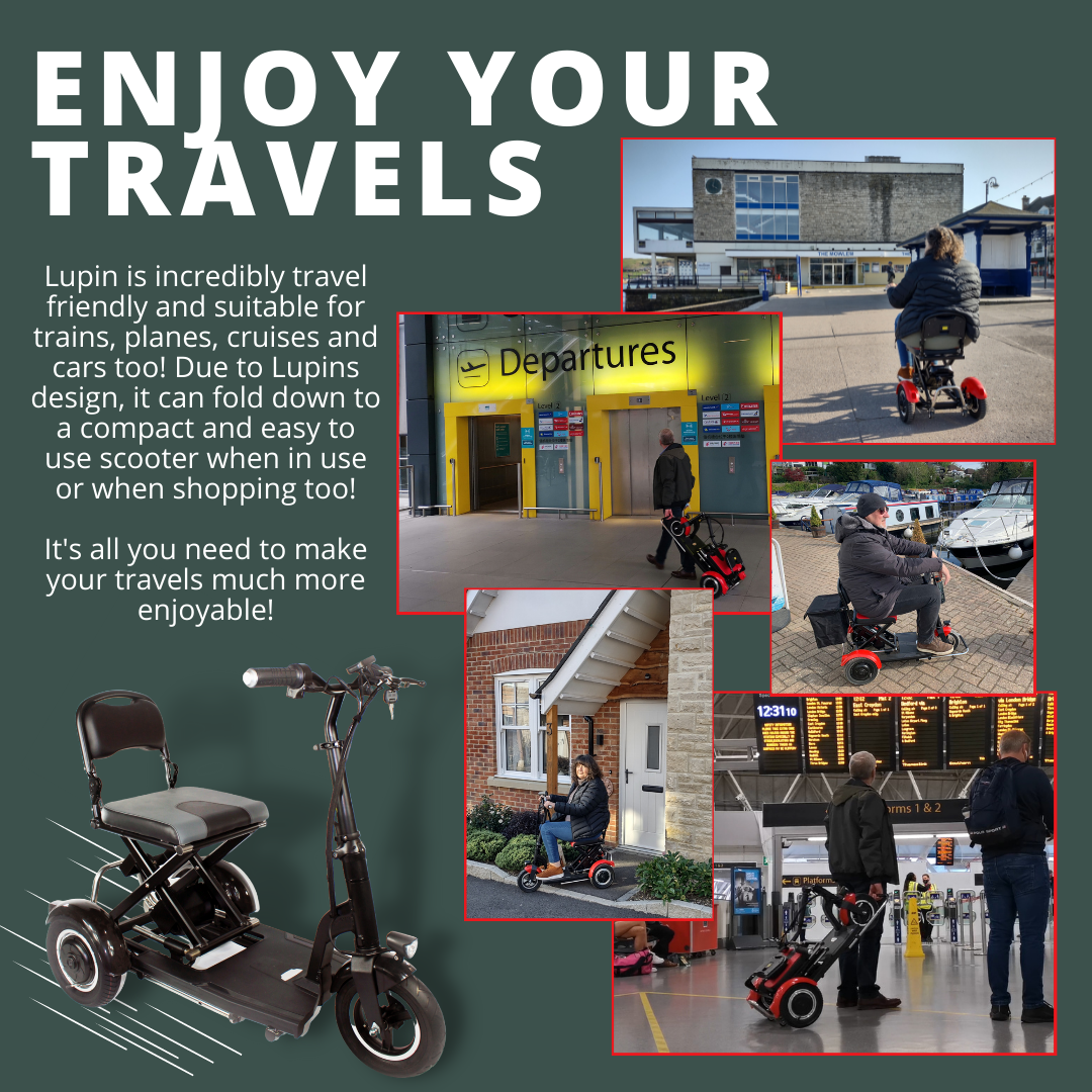 Lightweight Foldable New Mobility Electric Tricycle 3 Wheel Bike Bicycle Scooter