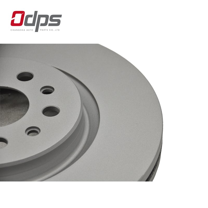 670032734 Drilled and Slotted Ventilated Ceramic Brake Disc 345 mm Durable Shockproof Dust-Free for Maserati Quattroporte