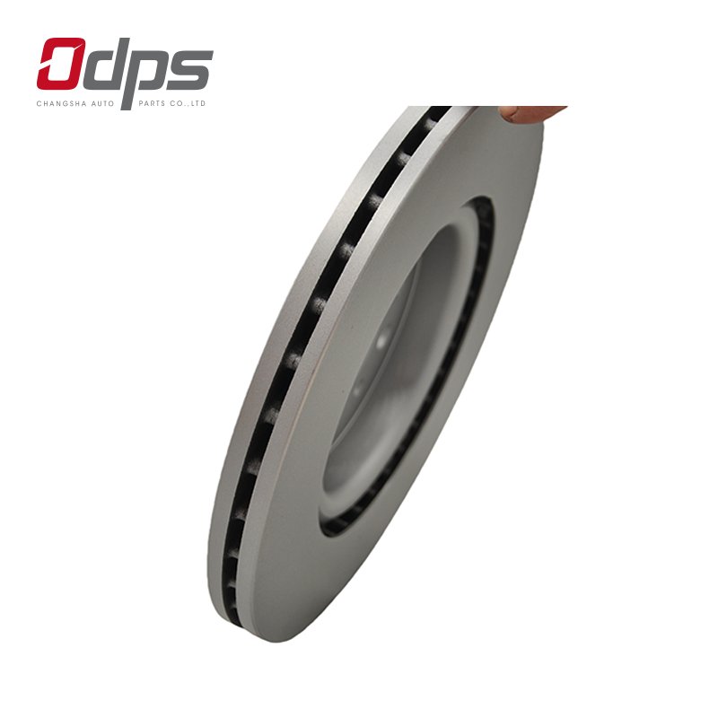 670032734 Drilled and Slotted Ventilated Ceramic Brake Disc 345 mm Durable Shockproof Dust-Free for Maserati Quattroporte