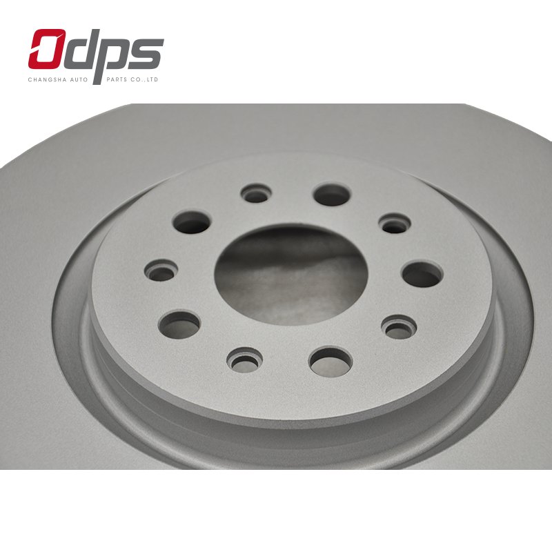670032734 Drilled and Slotted Ventilated Ceramic Brake Disc 345 mm Durable Shockproof Dust-Free for Maserati Quattroporte