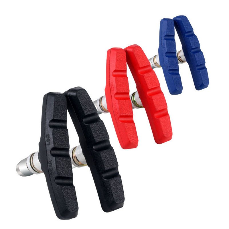 RANAGO Professional Bike Brake Shoes Set V-Shaped Vibration Absorption Premium Rubber Material City Bike Road Bike Mountain BMX