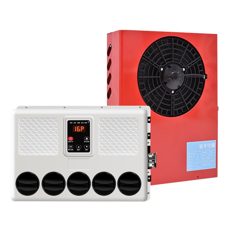 Cooling System Electric Split Air Conditioner 12v 24v Parking AC for Cars Trucks Excavators