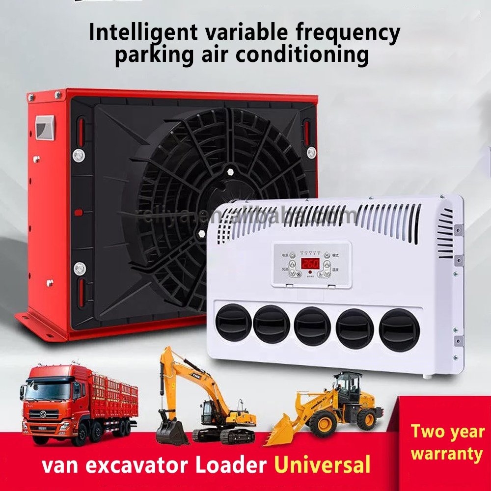 OEM Customer's LOGO Auto Air Conditioning 12V 24V Electric Truck Air Conditioner for Car