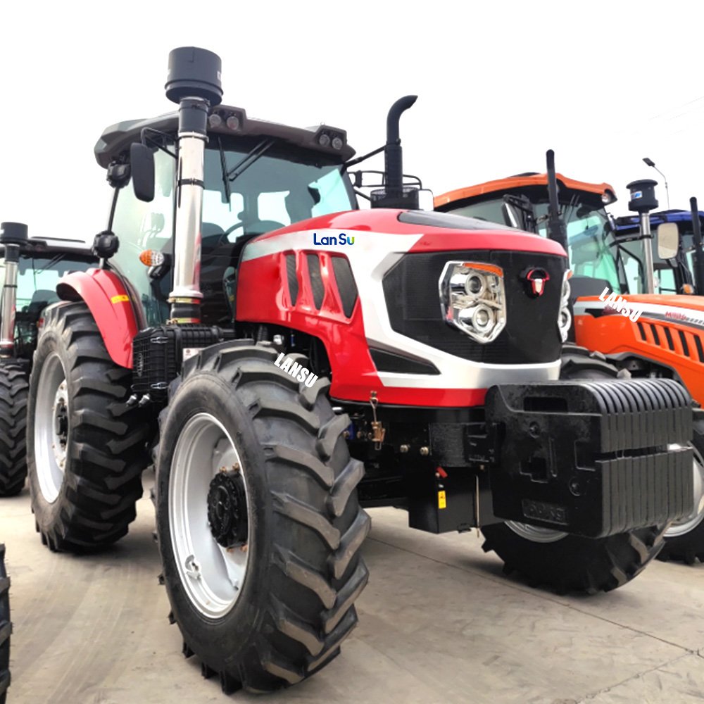 Chinese Good Brand 4 Wheel Farm Tractor Compact Tractor Attachments Sales Used Mini Tractor with Plow