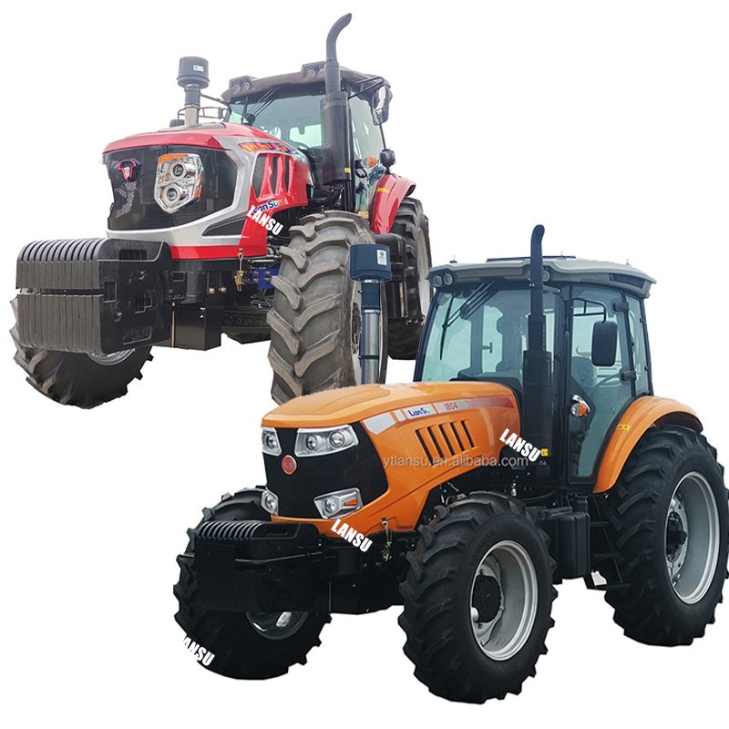 Chinese Good Brand 4 Wheel Farm Tractor Compact Tractor Attachments Sales Used Mini Tractor with Plow
