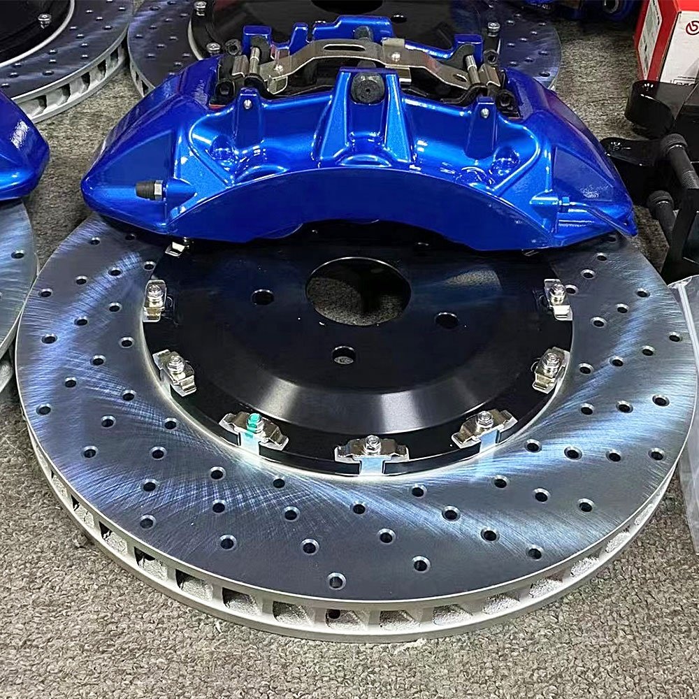 Hsingyik Racing Factory Big Brake Kits 6 Pot Big Brake Kit With Blue Calipers and 380 X 32mm Discs