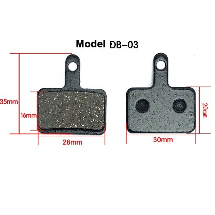 Cheap ZOOM Mountain Bike Hydraulic Brake Pad Semimetal Low Noise Brake Pad for Shimano M355 M446