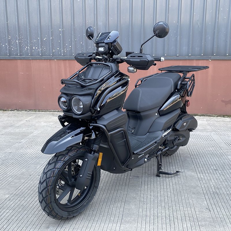 EPA&DOT Certified Model Tank 200cc EFI System Powerful Air Cooled Gas Scooter with Disc Brake for Adults