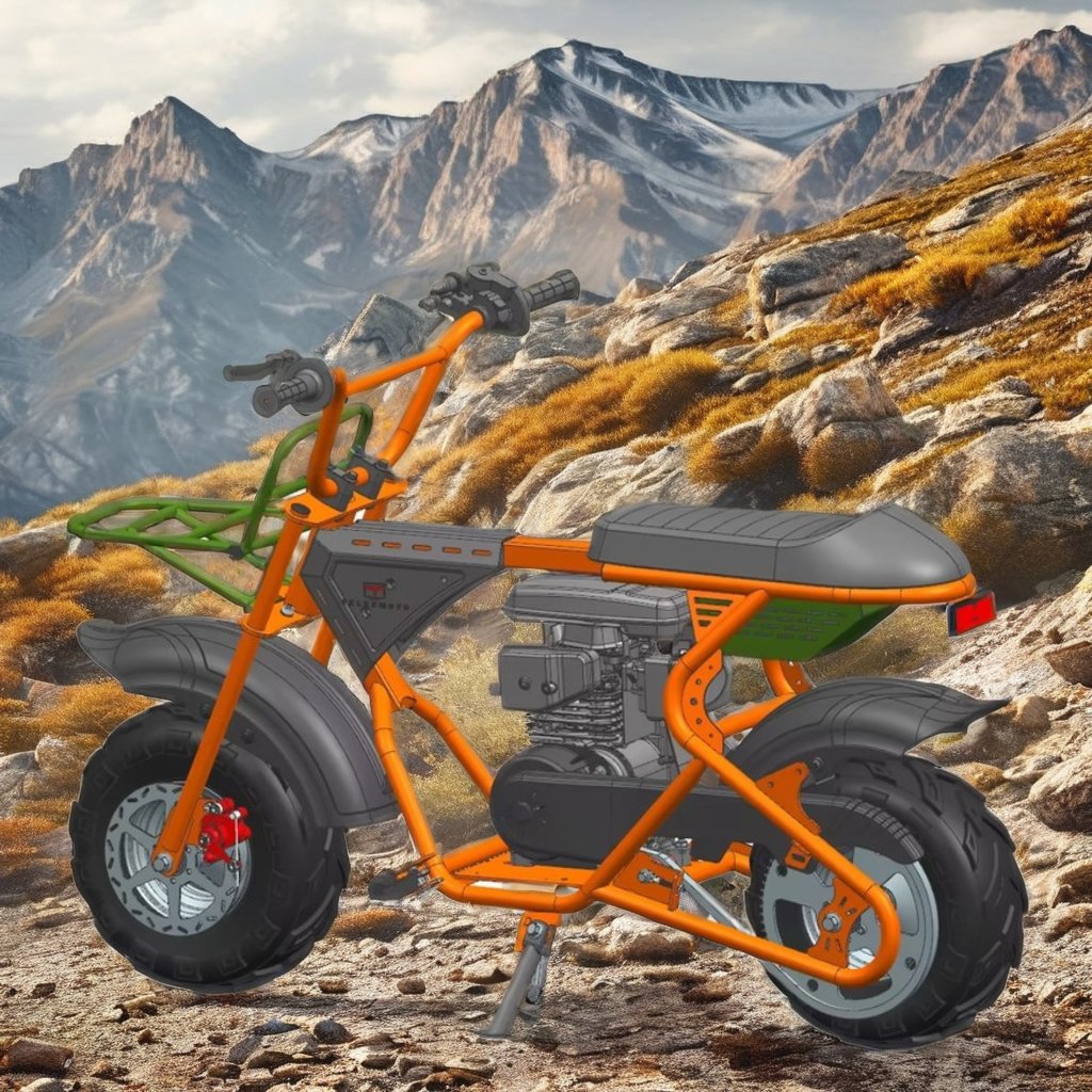 Fourstar New Automatic Transmission Gas Dirt Bike Adult Off-Road Mini Bikes for Kids