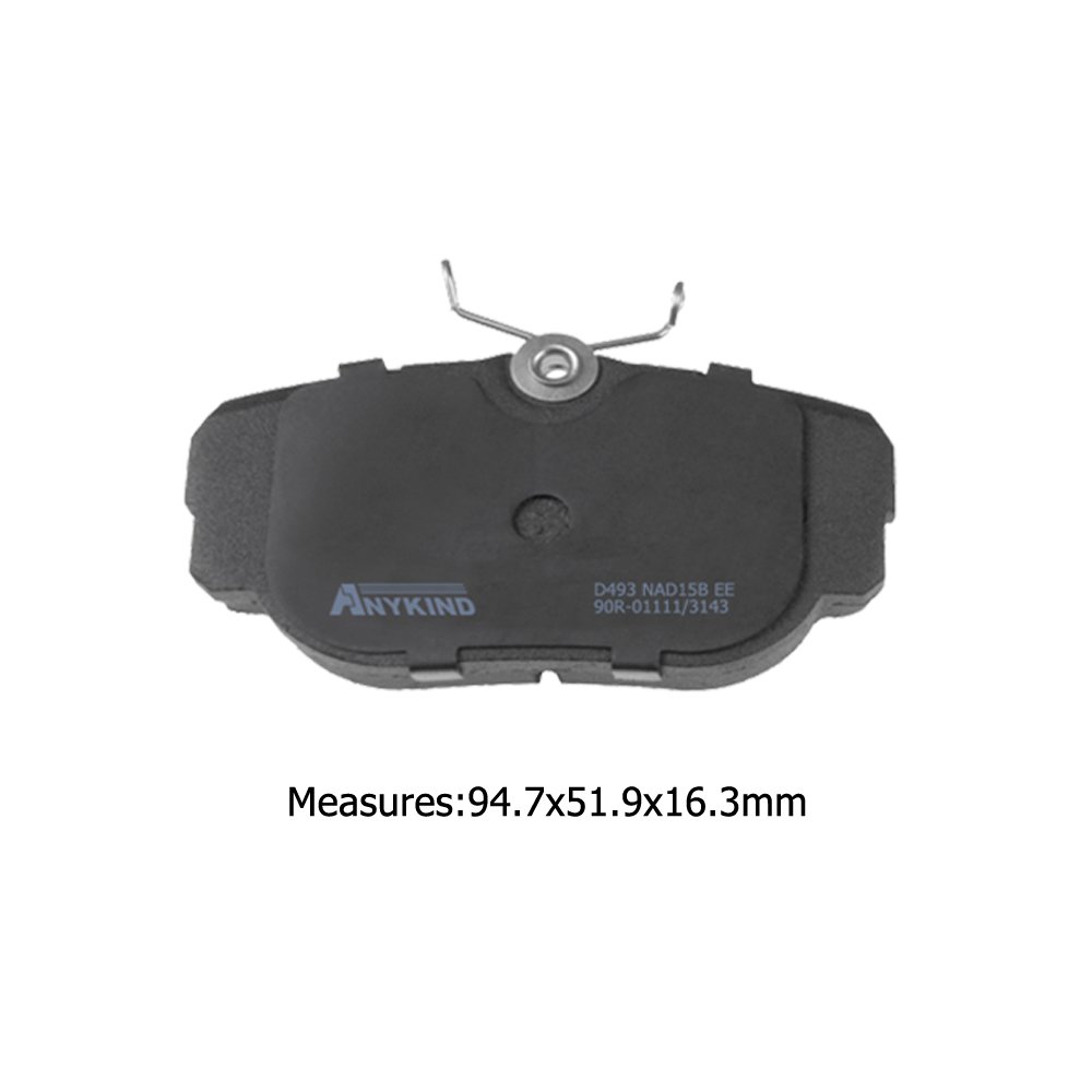 D493-7601 Front Brake Pads for Mercedes Benz 190D 190E W201 07/1985-05/1993