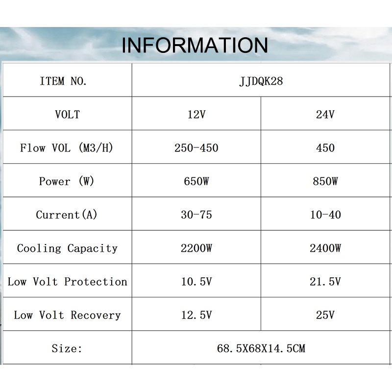 12V 24V car electric air conditioner Vehicle glass bottles car perfume for Air Conditioner Cars Auto Parking Conditioner