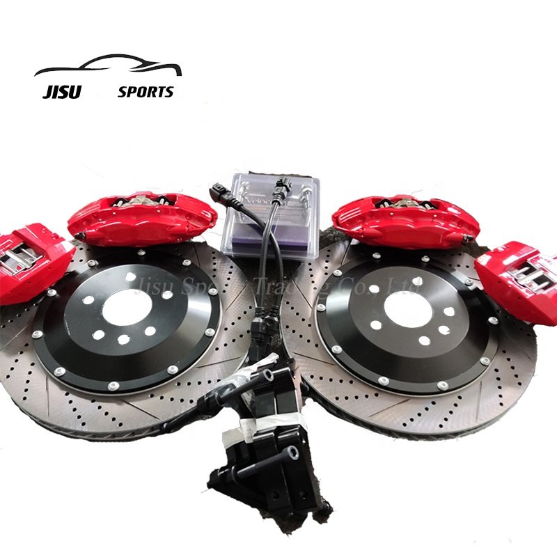 4 Piston Brake Calipers Kit With Electronic Brake Caliper 330mm Disc for 21 Challenger Sxt Audi A3 A5 Lc200 300 Changan CS75