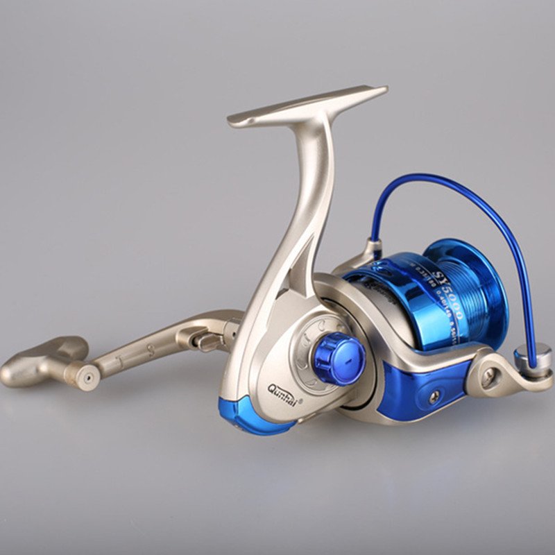 2024 Factory Wholesale Red Blue Color Smooth 8BB 5.1:1 Plastic Spool ABS Body Fishing Spinning Reel