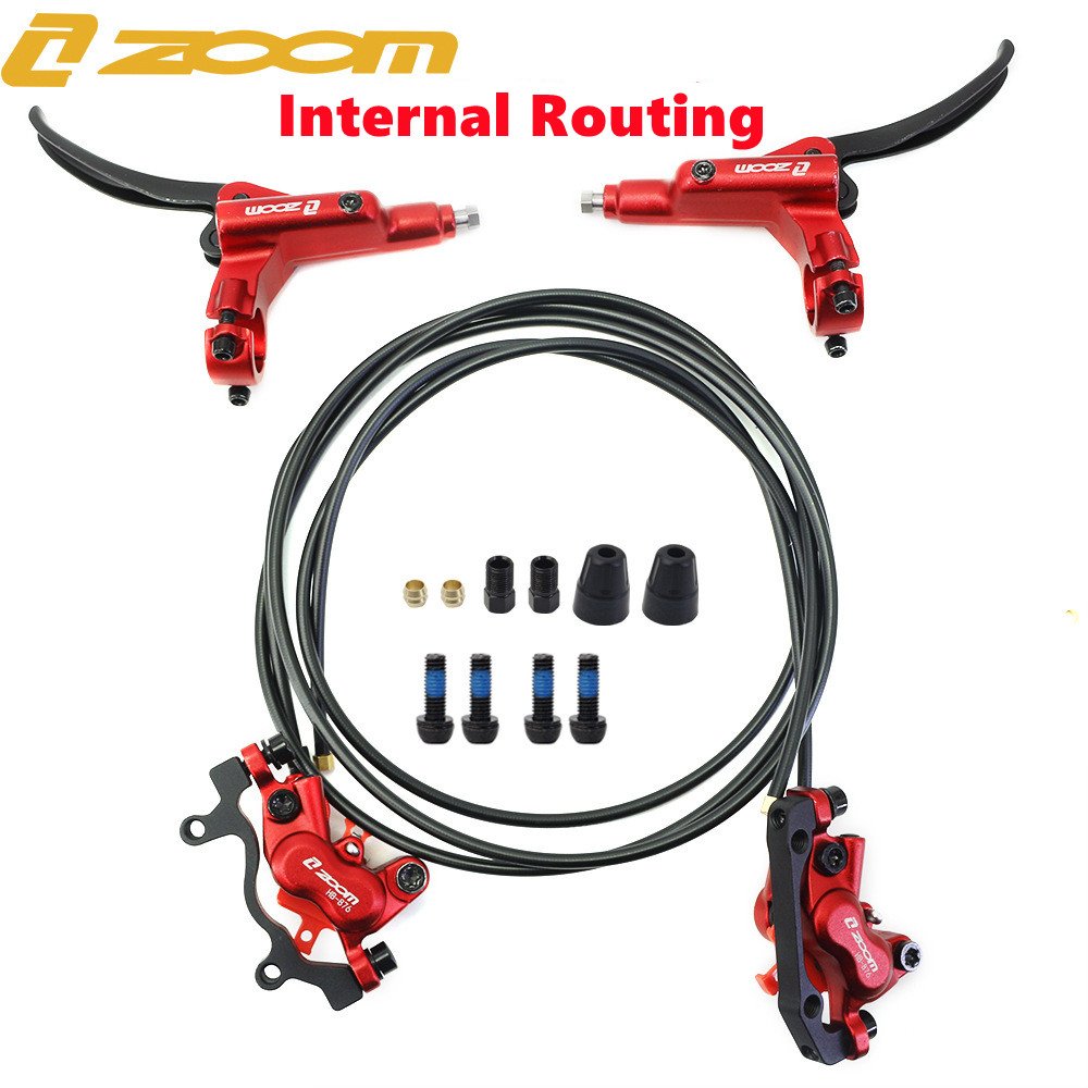 High Quality 4 Pistons ZOOM HB876 Bicycle Disc Brake Front Rear Set Hydraulic Brakes for MTB Mountain Bike