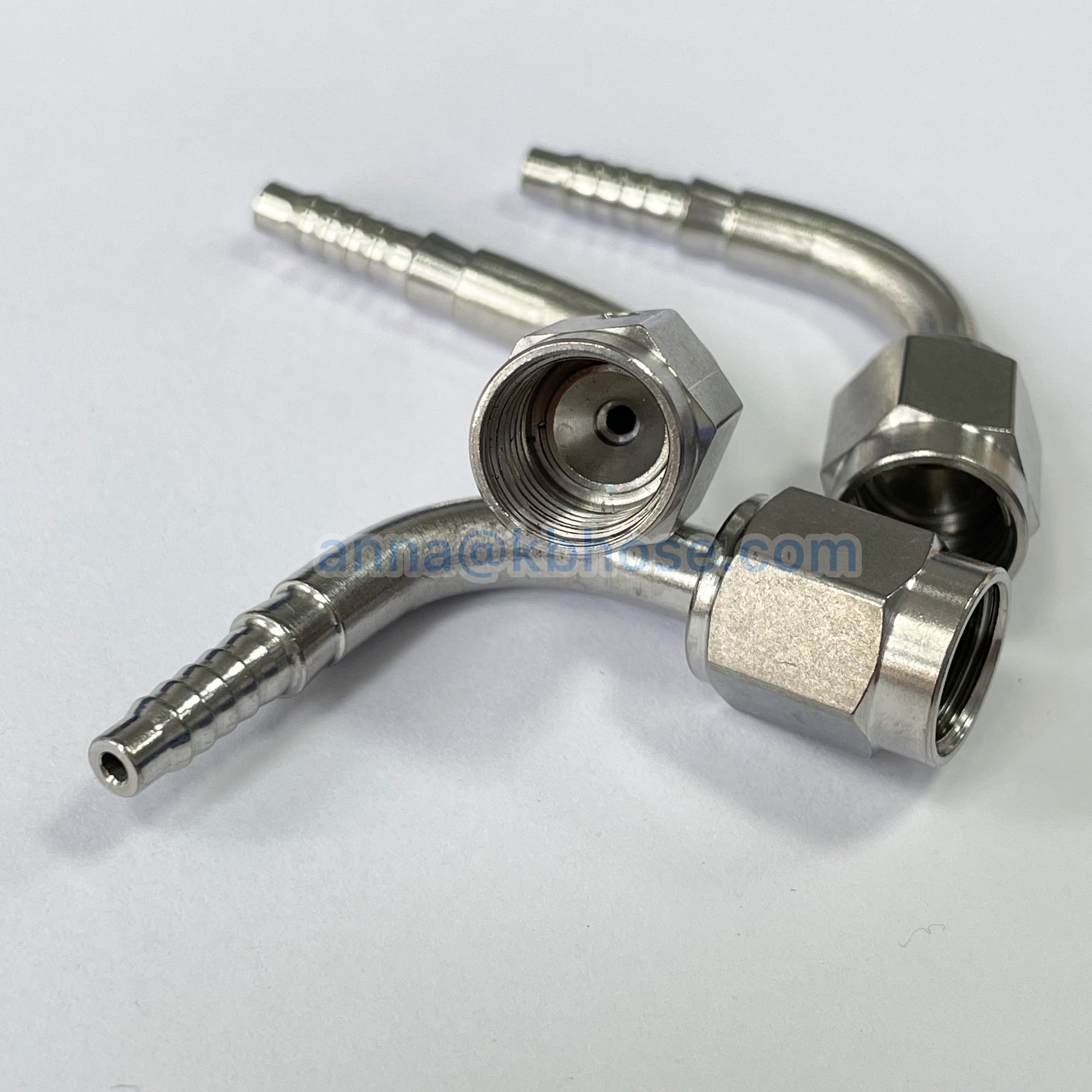 -3an An3 3an An03 An-3 45deg 90deg Female Stainless Steel Brake Hose Line Fittings Adapters for Motorcycle Car Racing Auto