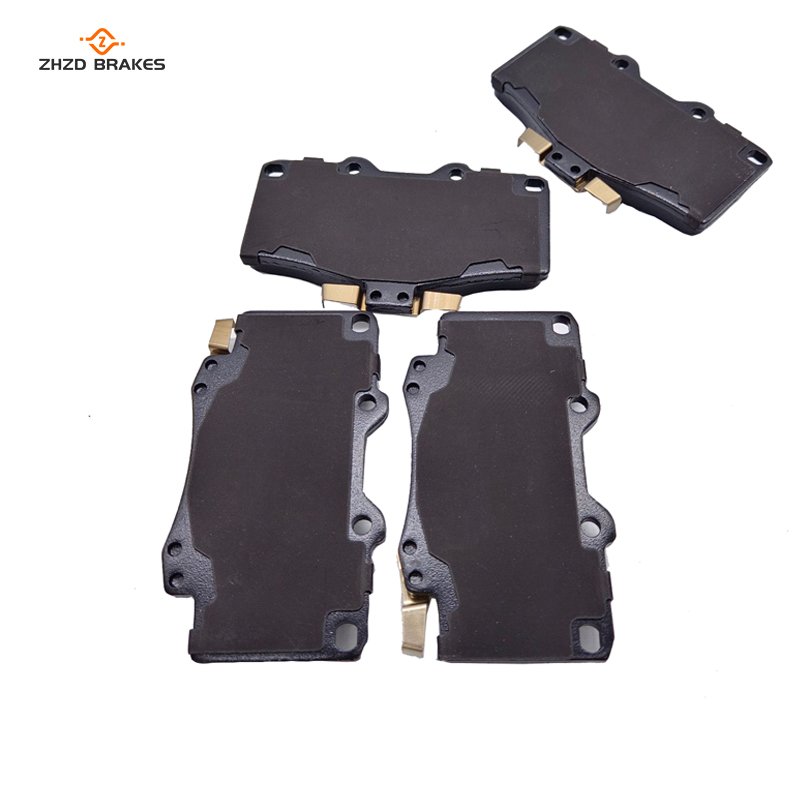 Auto Parts Ceramic Brake Pads for Toyota Hilux Pickup 4Runner Land Cruiser Prado D436 04465-YZZ57 04491-35160 Brake Pad Set
