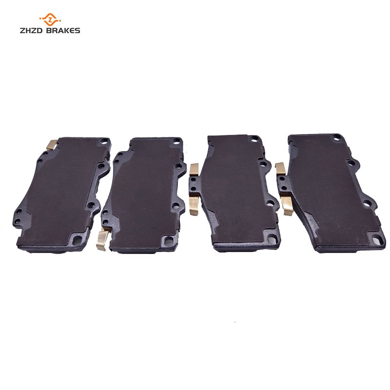 Auto Parts Ceramic Brake Pads for Toyota Hilux Pickup 4Runner Land Cruiser Prado D436 04465-YZZ57 04491-35160 Brake Pad Set
