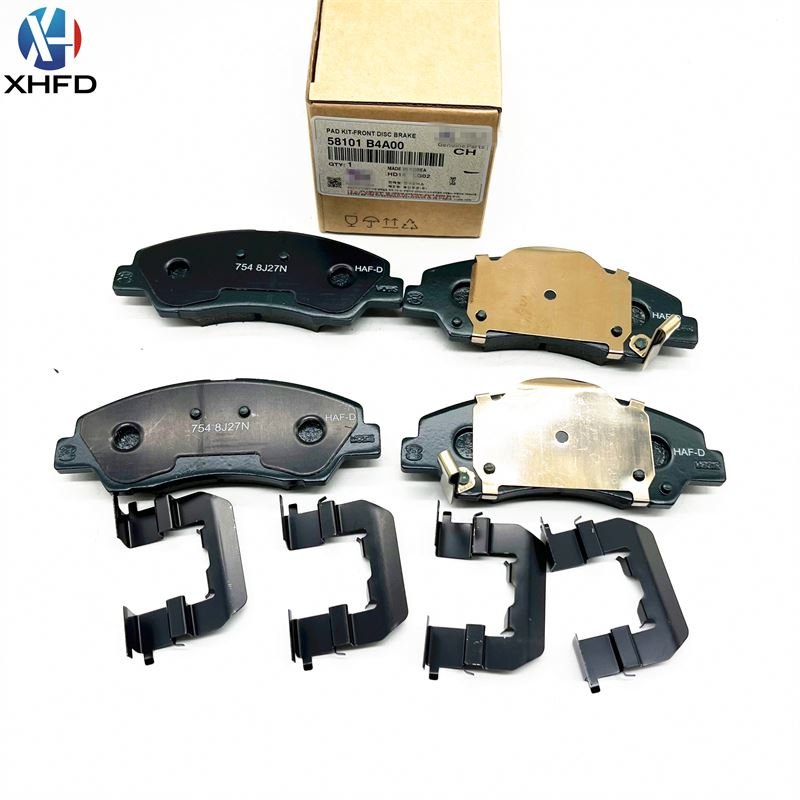 automobile braking system Front Brake Pad 58101B4A00 58101-B4A00 58101BWA00 58101-BWA00 for Hyundai Grand I10 2013