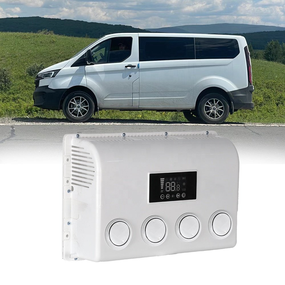 Split 24V Parking Cooler AC.161.080 12V Truck Air Conditioner Rooftop AC Unit Car Cooling System for Truck Trailer RV Vans