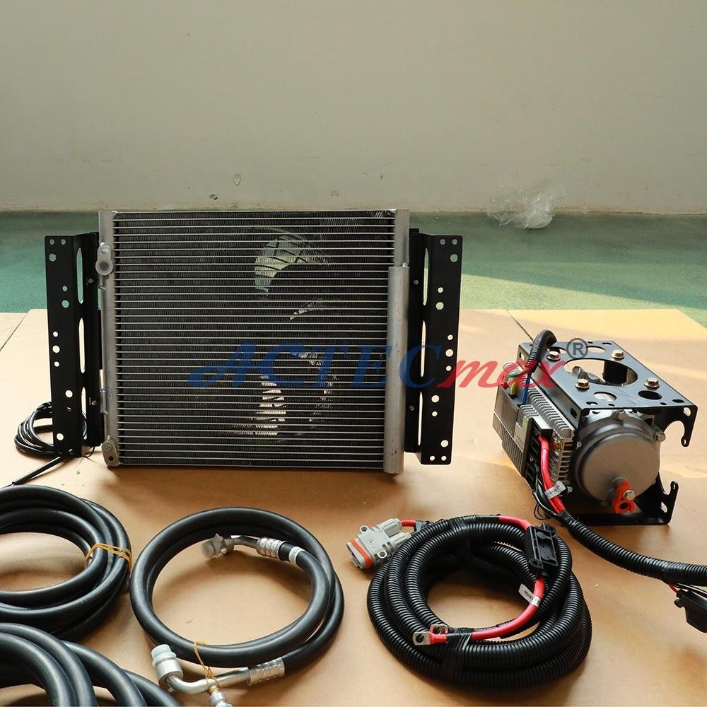 Split 24V Parking Cooler AC.161.080 12V Truck Air Conditioner Rooftop AC Unit Car Cooling System for Truck Trailer RV Vans