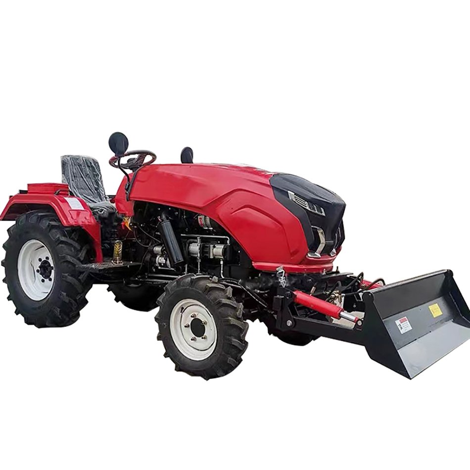 4X4 Mini Farm Tractor Price Tractors for Agriculture Factory Directly Machinery High Quality Water Cooled Diesel 12HP 15HP 20HP